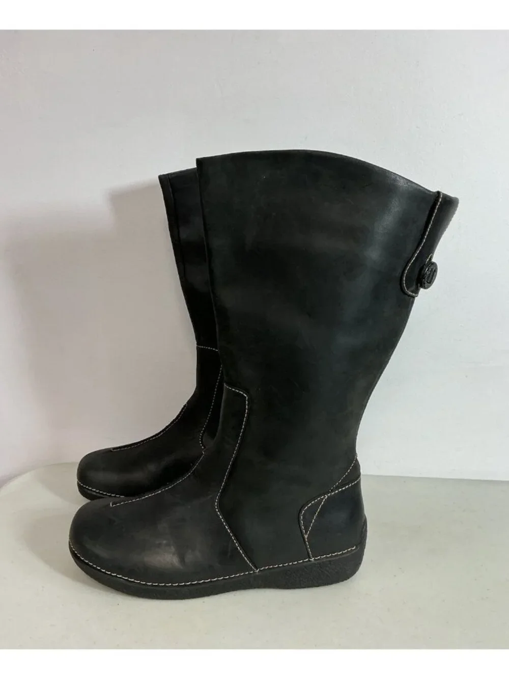 Duluth Trading Co Leather Tall Boots Equestrian Women's 11 New